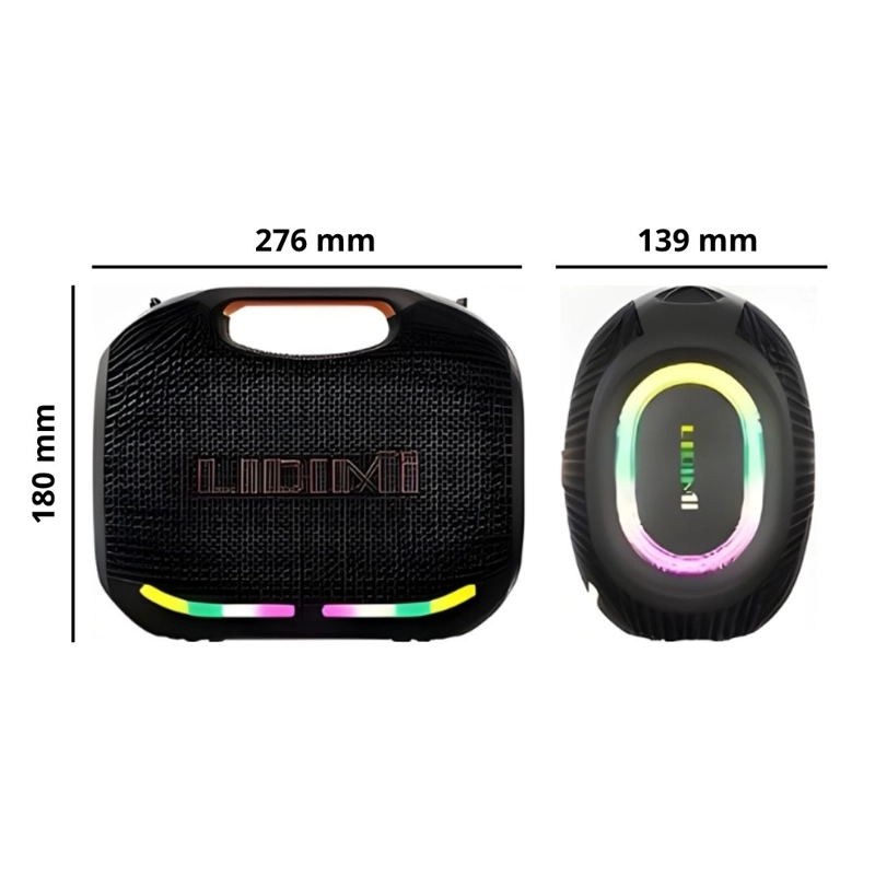 PARLANTE LIDIMI BLUETOOTH 150W NEGRO - D-S656 - 2