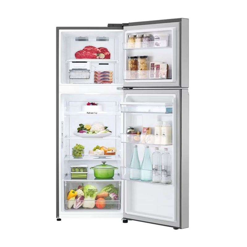 REFRIGERADORA LG 314 L TOP FREEZER PLATEADO - GT31WPP - 4
