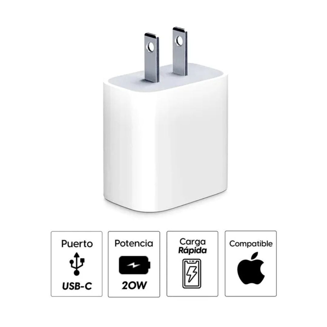 CARGADOR APPLE IPHONE TIPO C 20W - 3