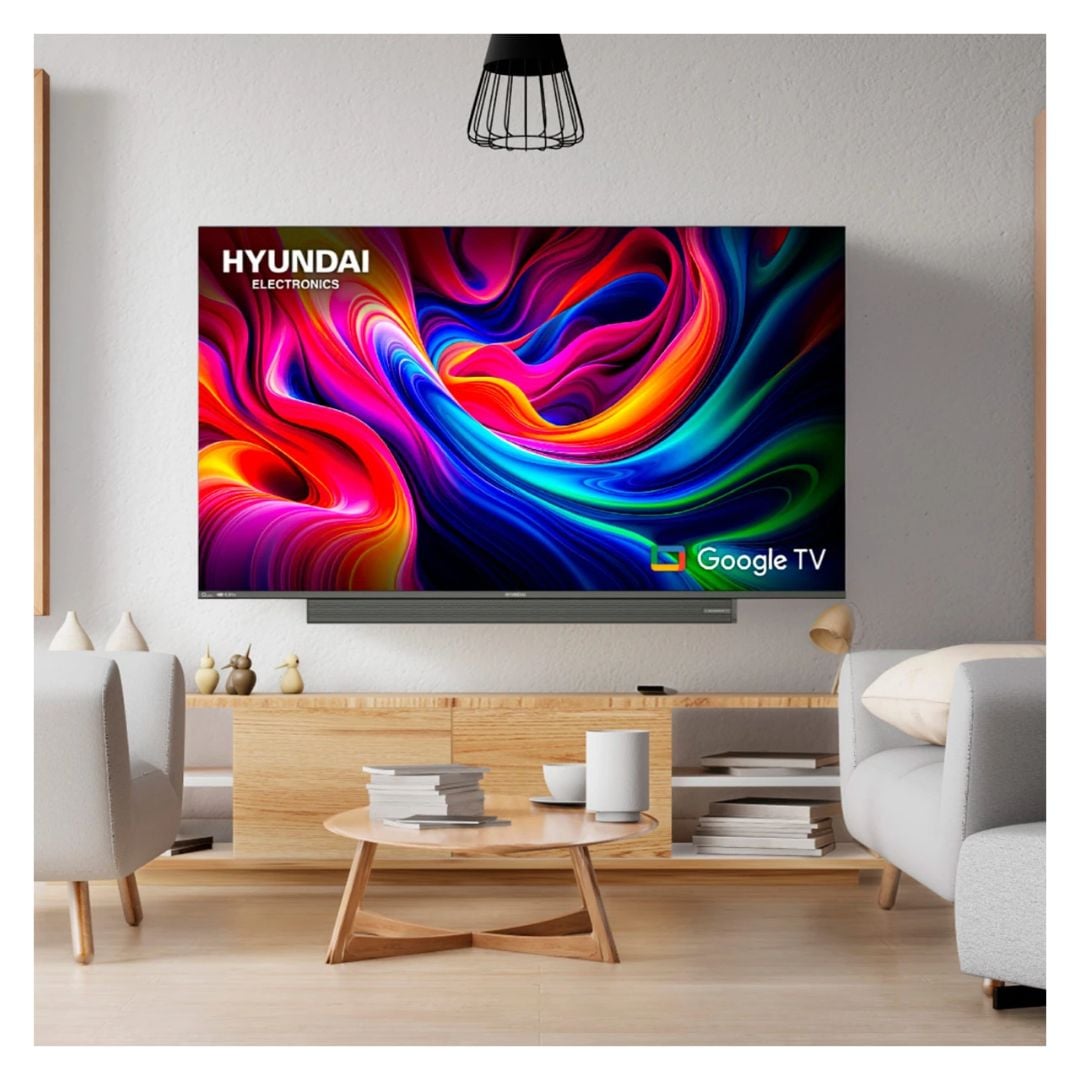 TELEVISOR HYUNDAI 50 QLED SMART TV GOOGLE TV 4K UHD 2025 - HYLED5029QFG - 5