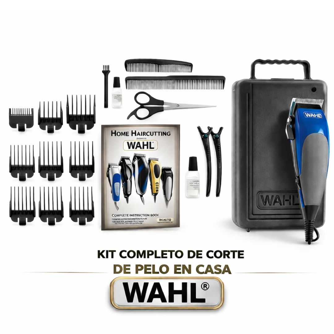 KIT CORTADORA DE CABELLO WAHL 79235-188 AZUL - 2