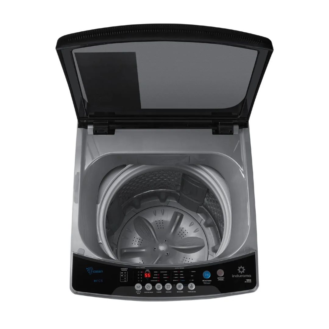 LAVADORA INDURAMA 18 KG CARGA SUPERIOR GRIS OSCURO - LRI-18DGR - 3