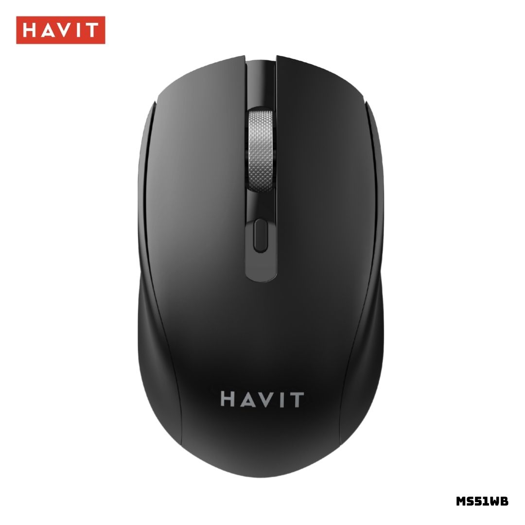 MOUSE INALAMBRICO HAVIT MS51WB 1600 DPI NEGRO - 1