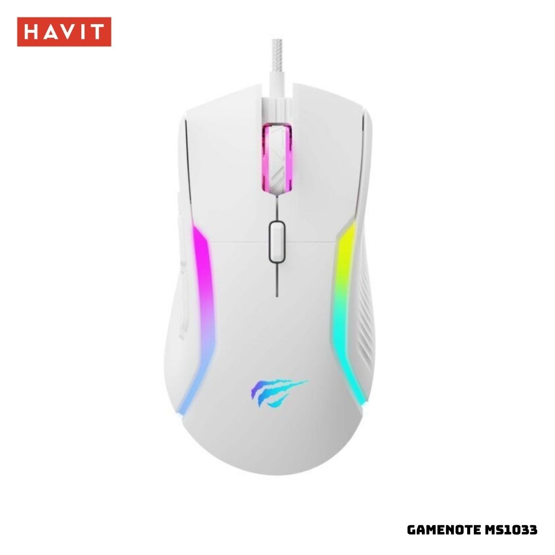 MOUSE GAMER HAVIT GAMENOTE MS1033 8000 DPI - 1
