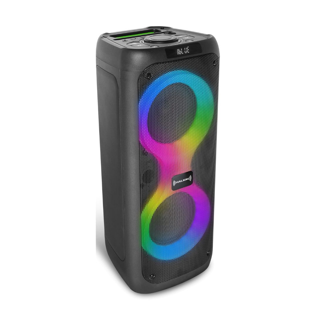 PARLANTE HALION 30W 1 MICROFONO BATERIA - SPARK HA-6621 - 2