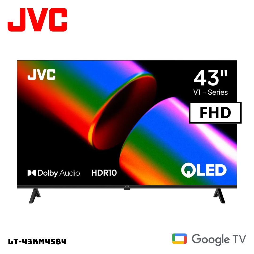 TELEVISOR JVC 43 QLED SMART TV GOOGLE TV FHD - LT-43KM4584 - 1