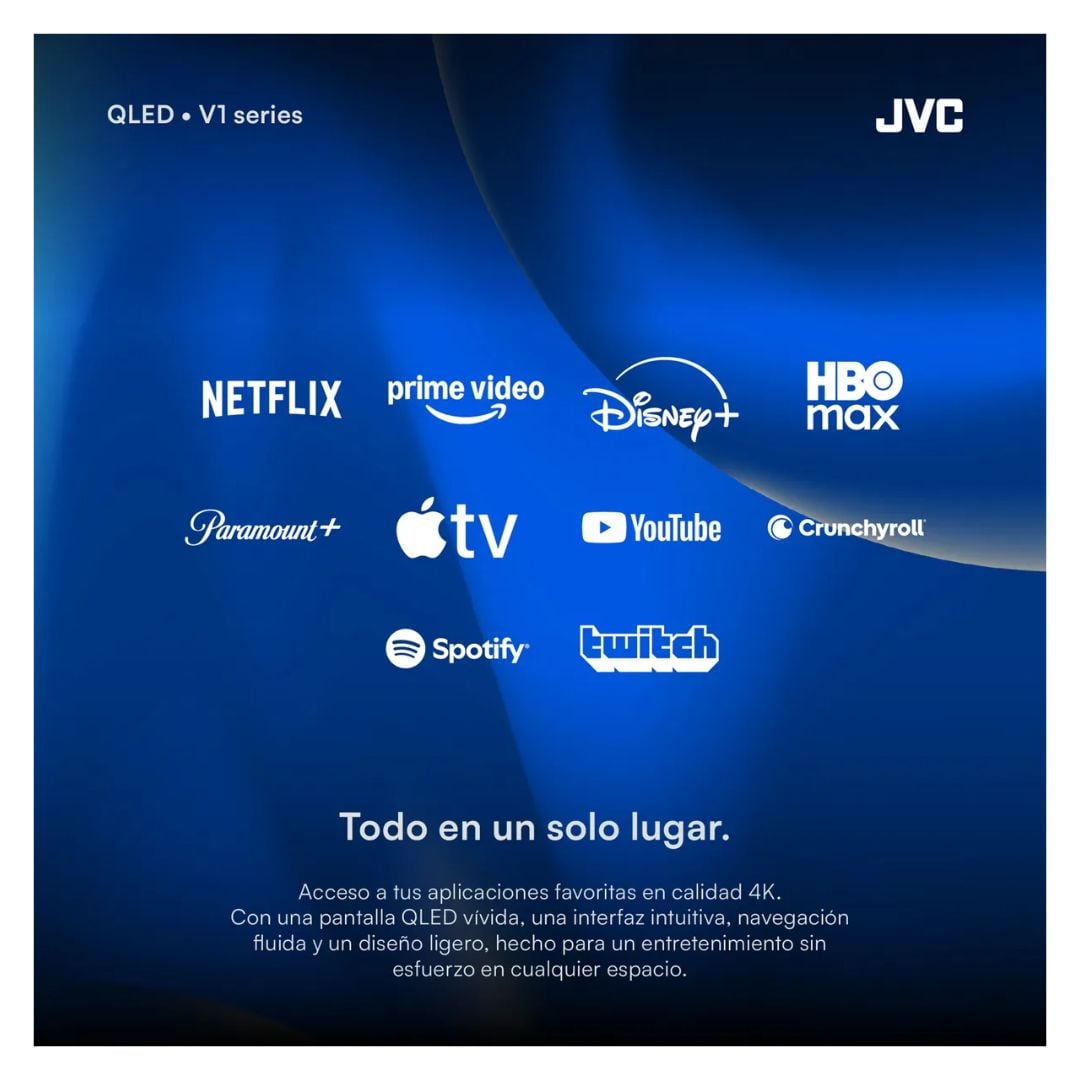 TELEVISOR JVC 43 QLED SMART TV GOOGLE TV FHD - LT-43KM4584 - 8
