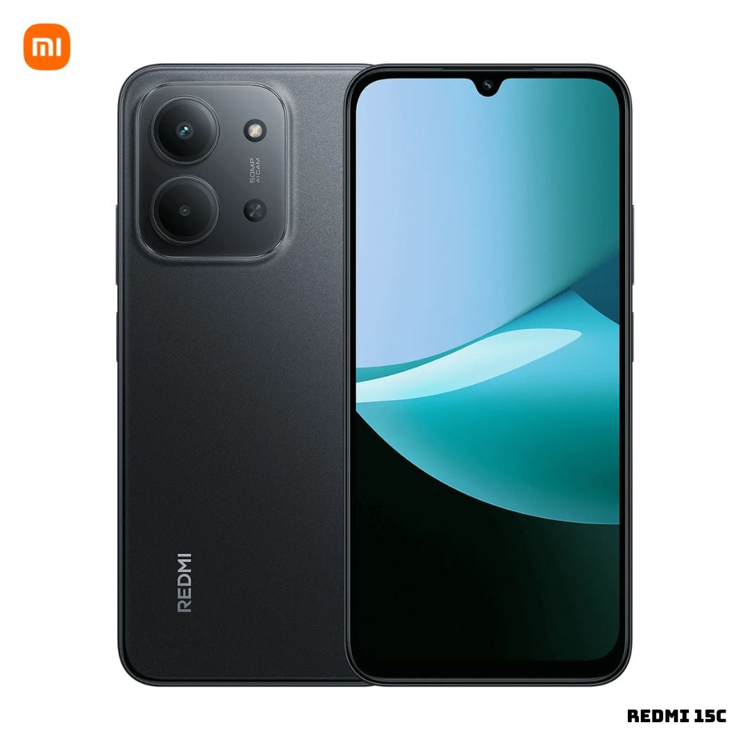 CELULAR XIAOMI REDMI 15C 4GB RAM 256GB ROM - NEGRO OCASO - 1