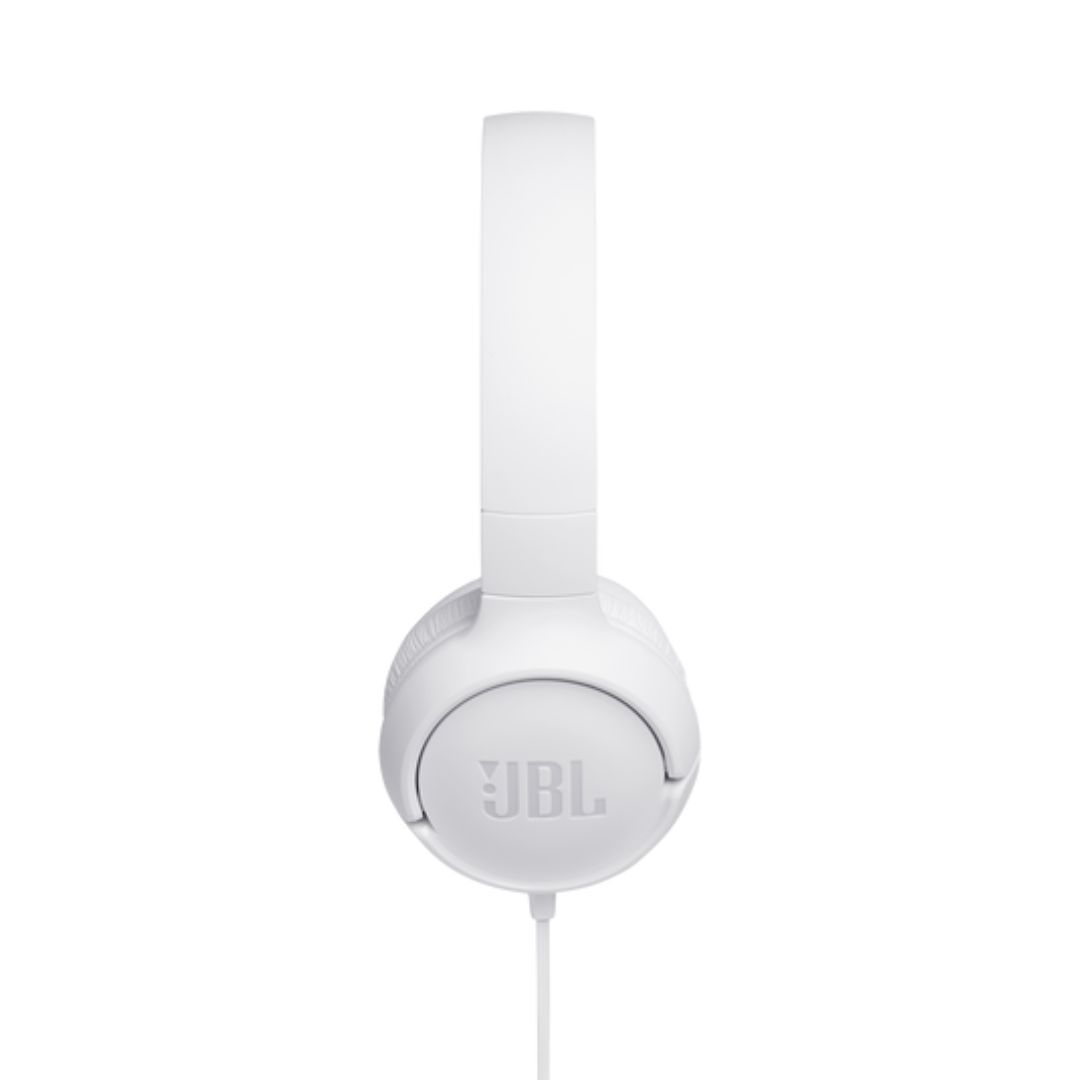 AUDIFONOS ALAMBRICOS JBL TUNE 500 PURE BASS - BLANCO - 4