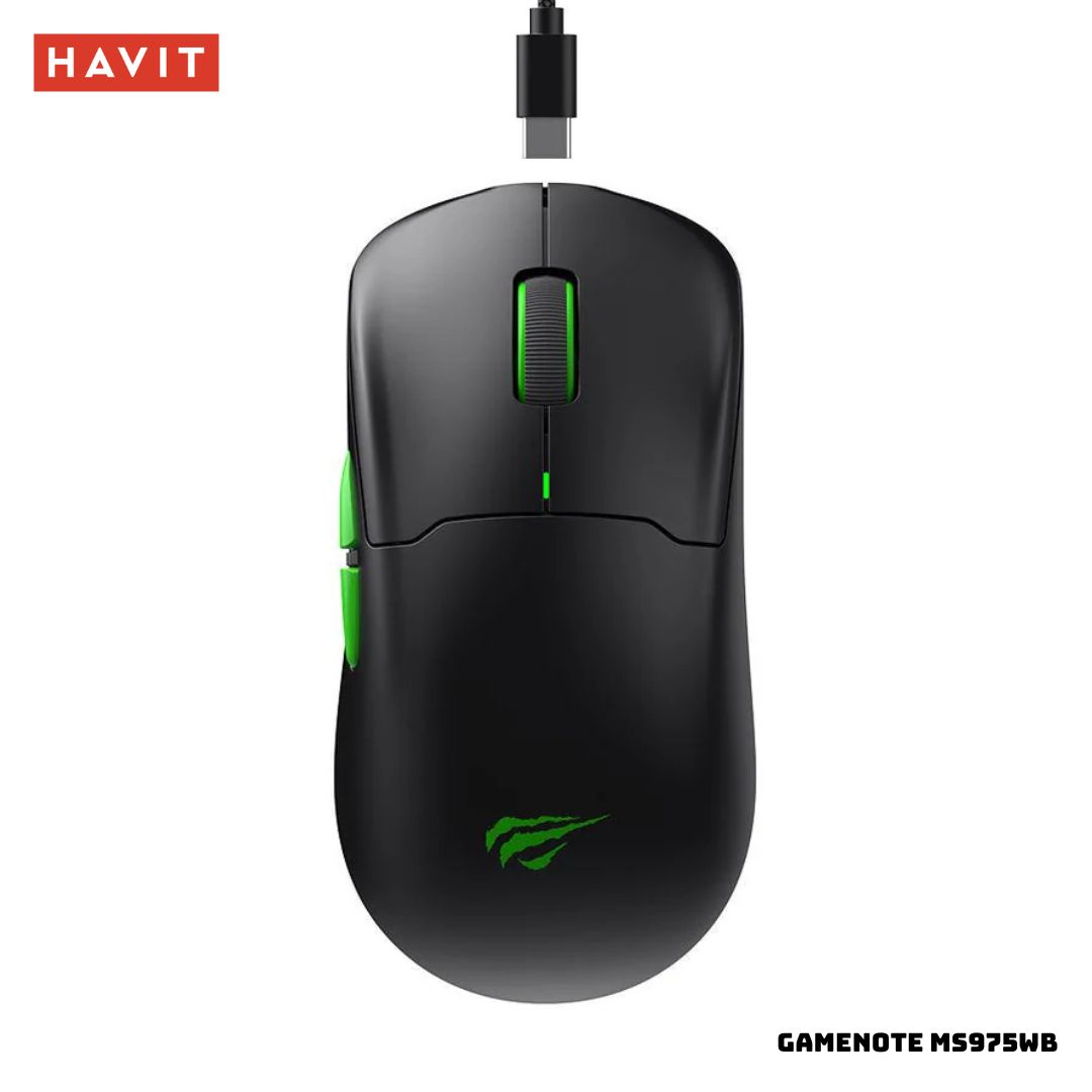 MOUSE GAMER HAVIT GAMENOTE MS975WB 20000 DPI TRIMODE RGB - 1
