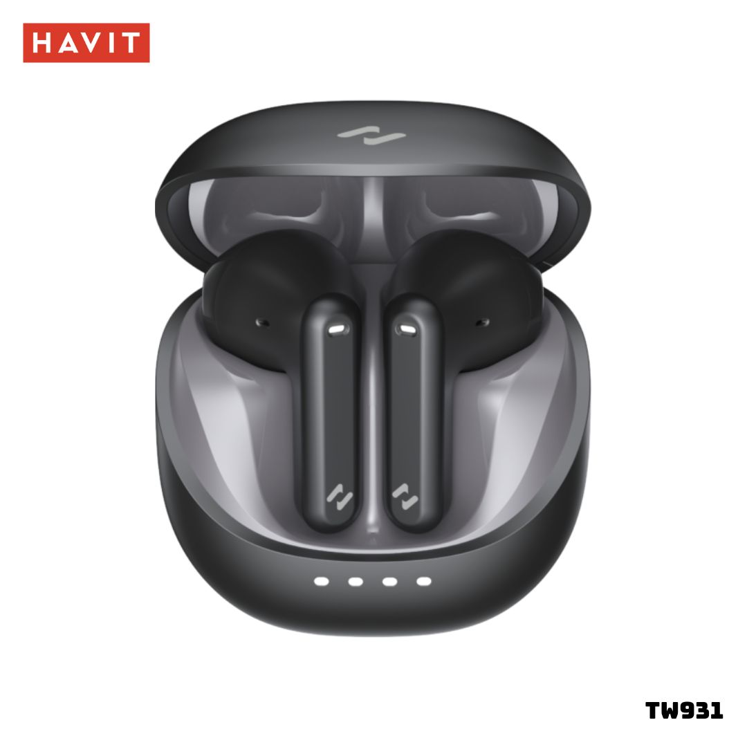 AUDIFONOS BLUETOOTH HAVIT TW931 MINI SIZE - NEGRO - 1