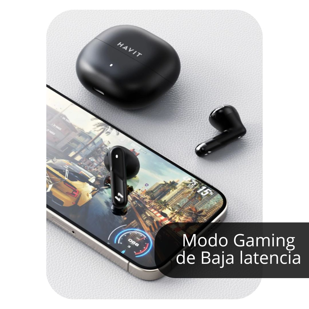 AUDIFONOS BLUETOOTH HAVIT LIFE 04T TW888 LITE - MORADO - 3