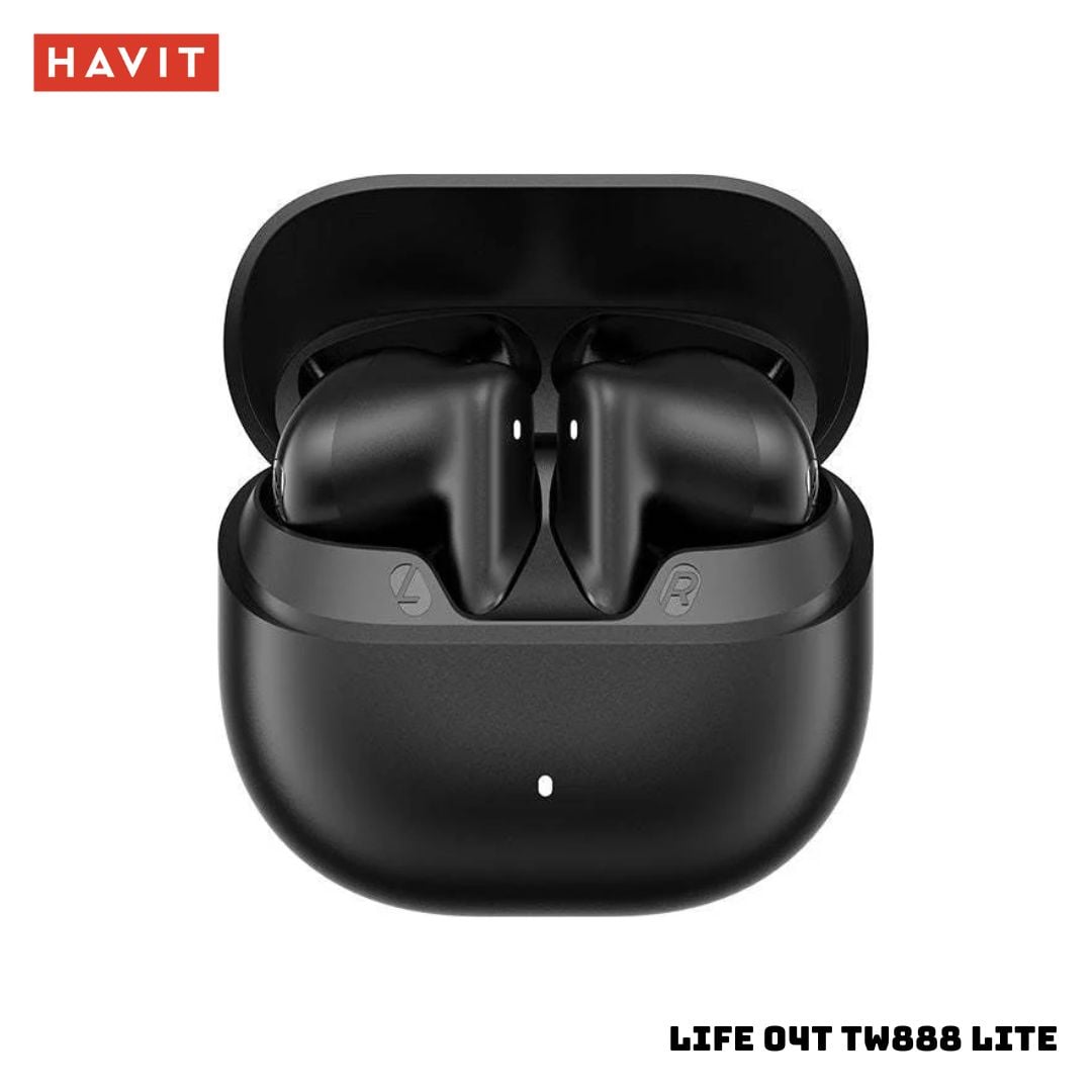 AUDIFONOS BLUETOOTH HAVIT LIFE 04T TW888 LITE - NEGRO - 1