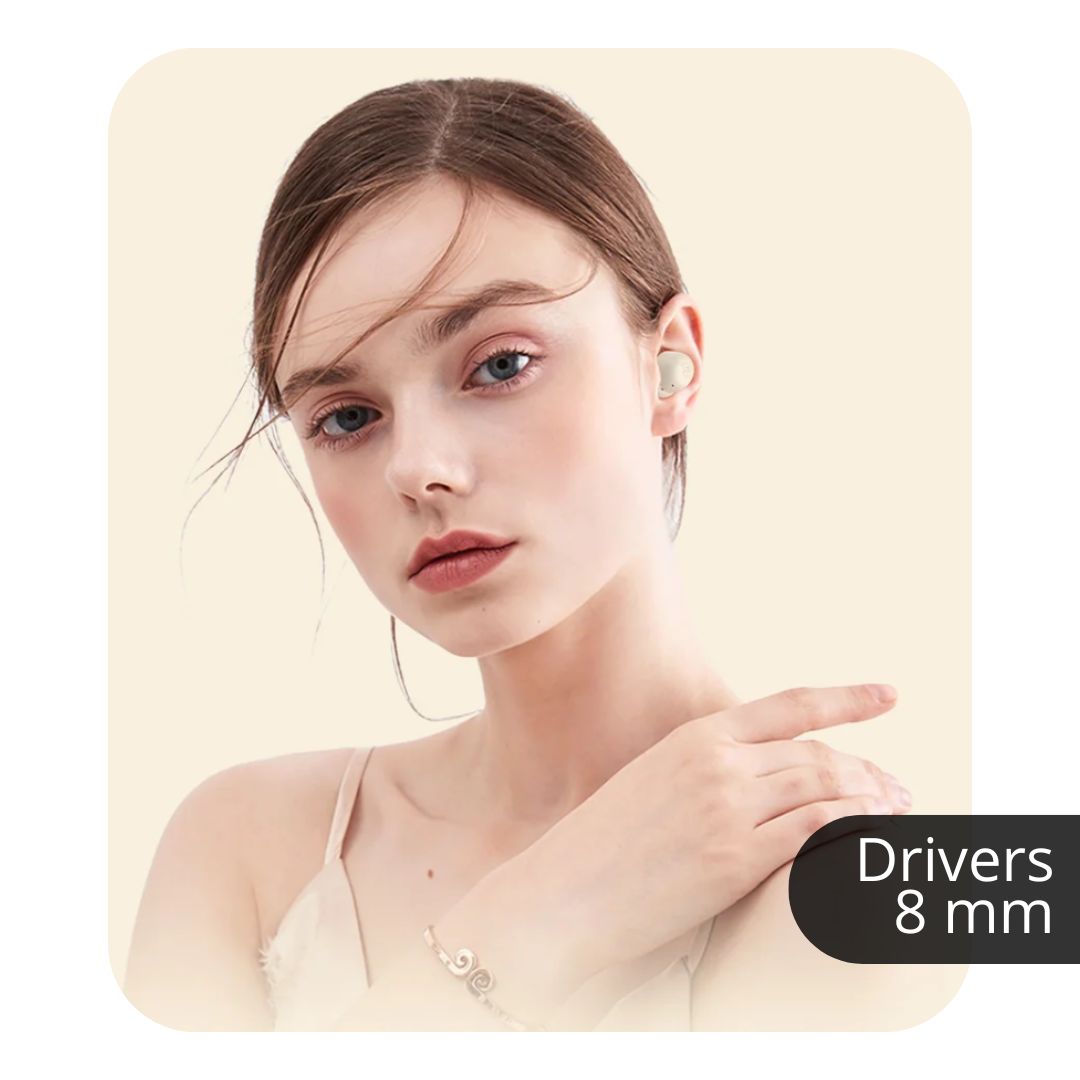 AUDIFONOS BLUETOOTH HAVIT TW969 LITE - BEIGE - 8