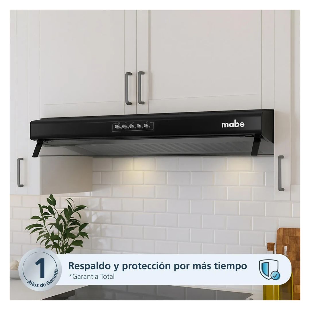 CAMPANA EXTRACTORA MABE 60 CM NEGRO - CMU6020PB0 - 6