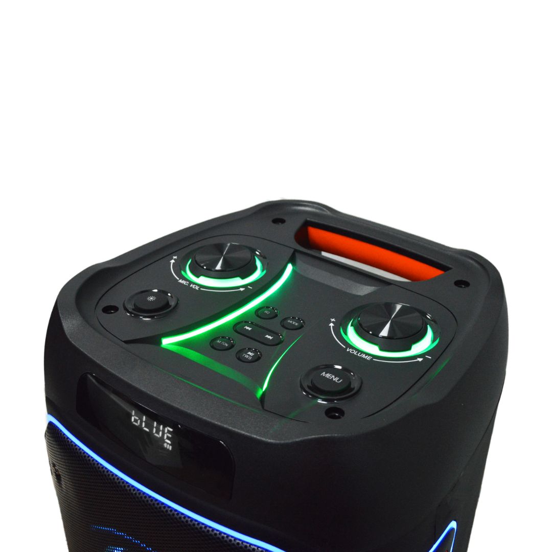 PARLANTE HALION CON BATERIA 100W RMS 1 MICROFONO - HA-844 MAMBO 8 - 2