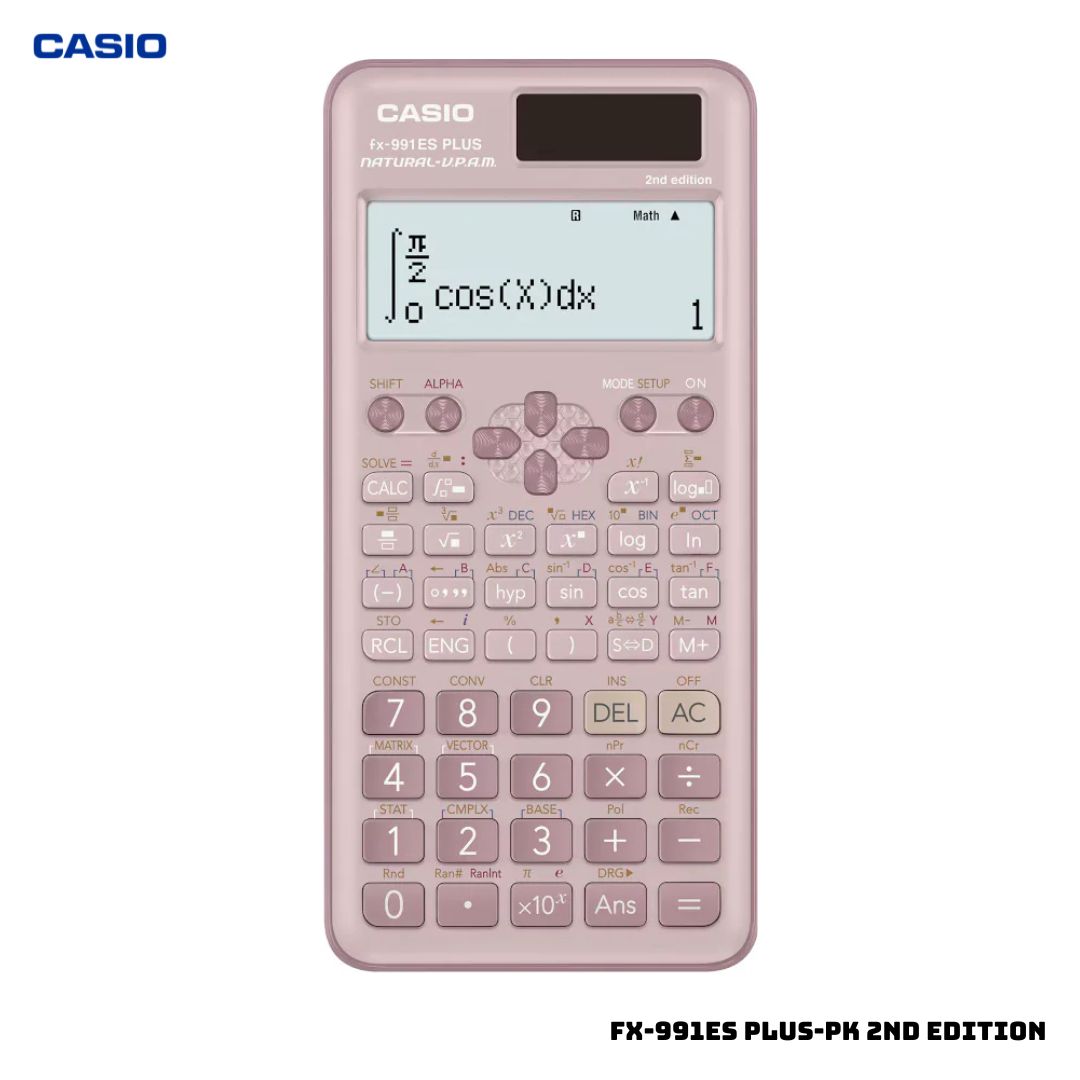 CALCULADORA CIENTIFICA CASIO FX-991ES PLUS-PK 2ND EDITION - ROSADO - 1