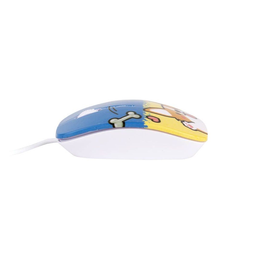 MOUSE ALAMBRICO PARA NIÑOS HALION HA-M853 1000 DPI - CARTOON PERRITO - 2