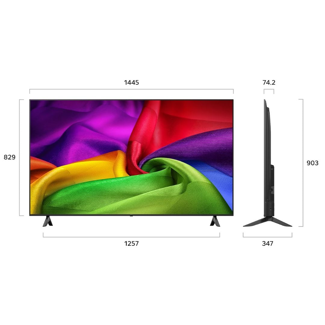 TELEVISOR LG 65 NANOCELL SMART TV THINQ AI WEBOS HUB 4K UHD 2026 - 65NU800BPSC - 3