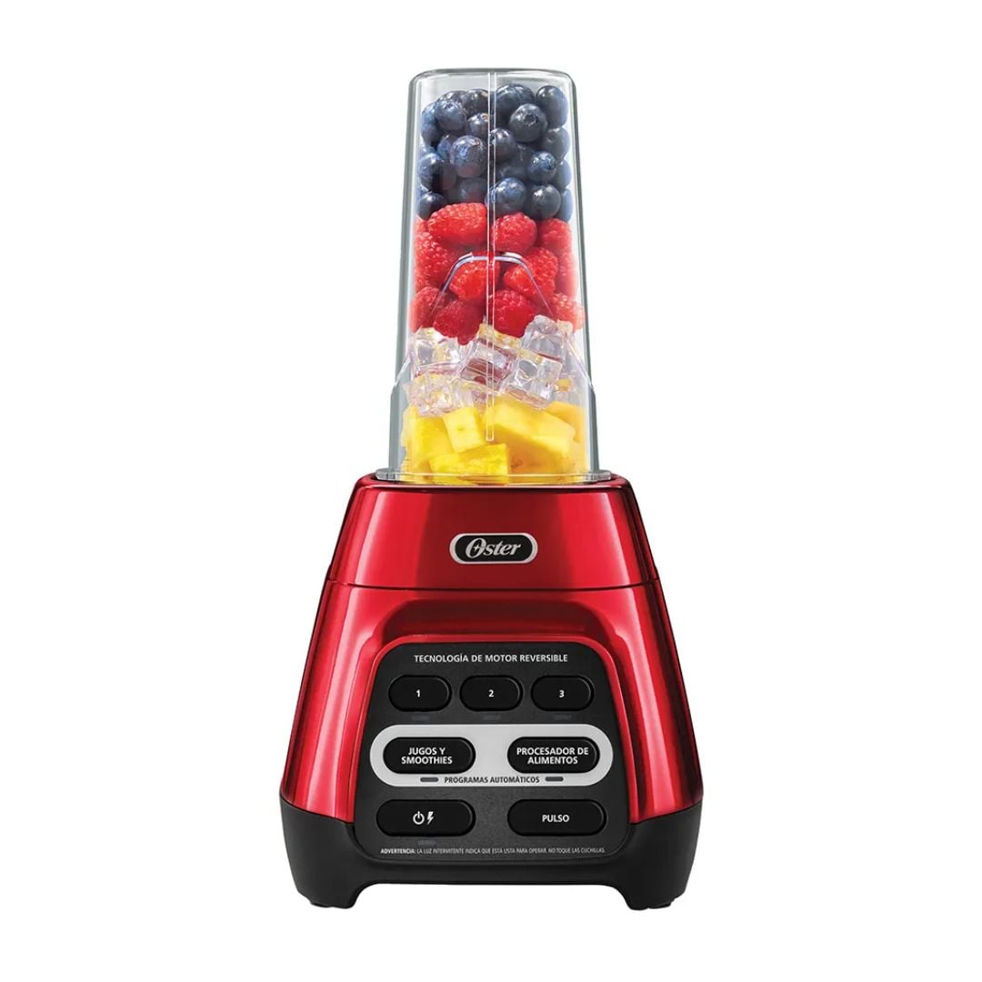 LICUADORA OSTER 3 VELOCIDADES 1000W REVERSIBLE ROJA - BLSTPYG1310RBG - 2