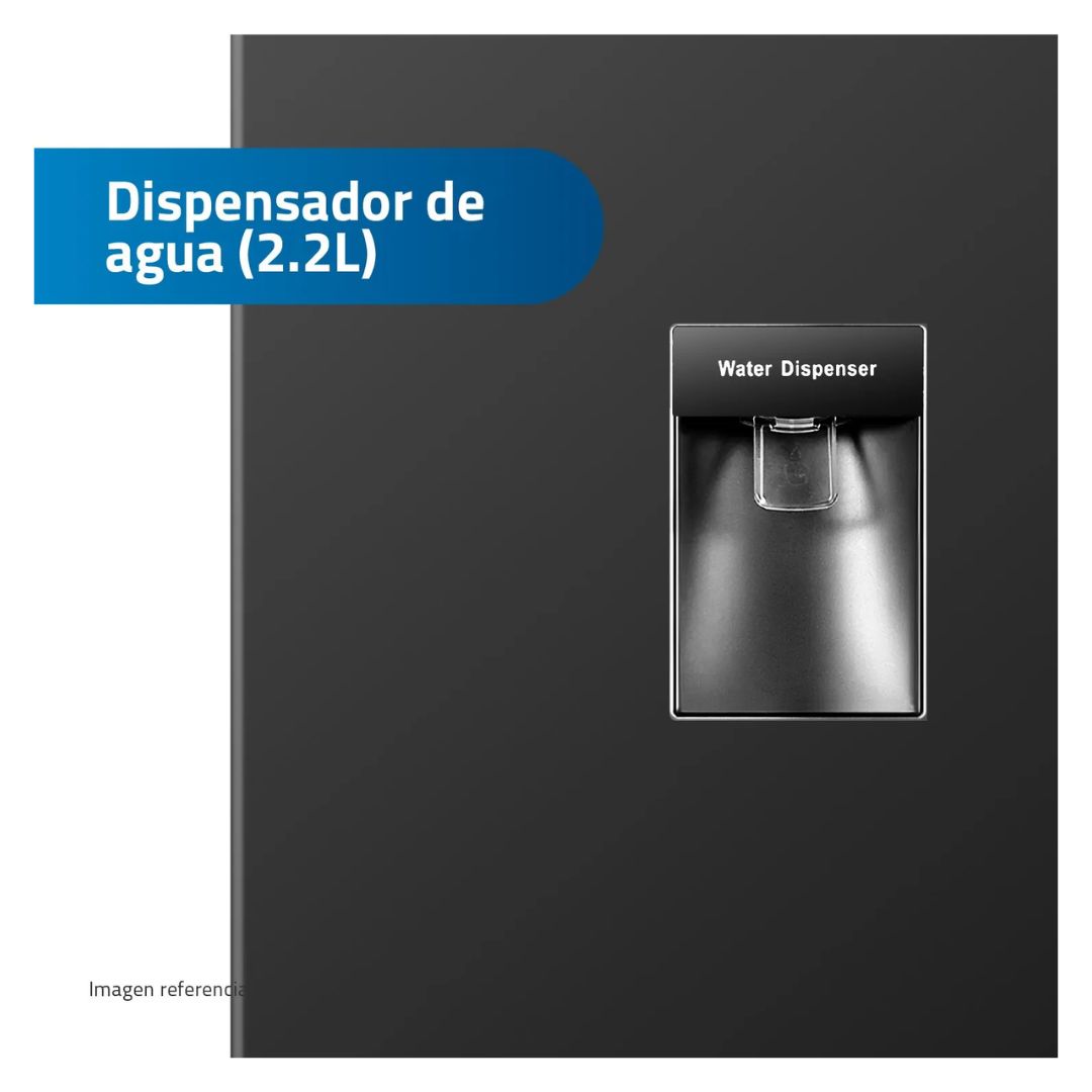 REFRIGERADORA INDURAMA 246 L TOP FREEZER NEGRO - RI-389DNI - 5