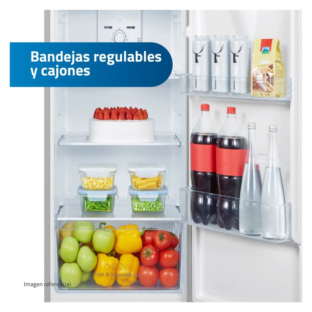 REFRIGERADORA INDURAMA 246 L TOP FREEZER NEGRO - RI-389DNI - 6