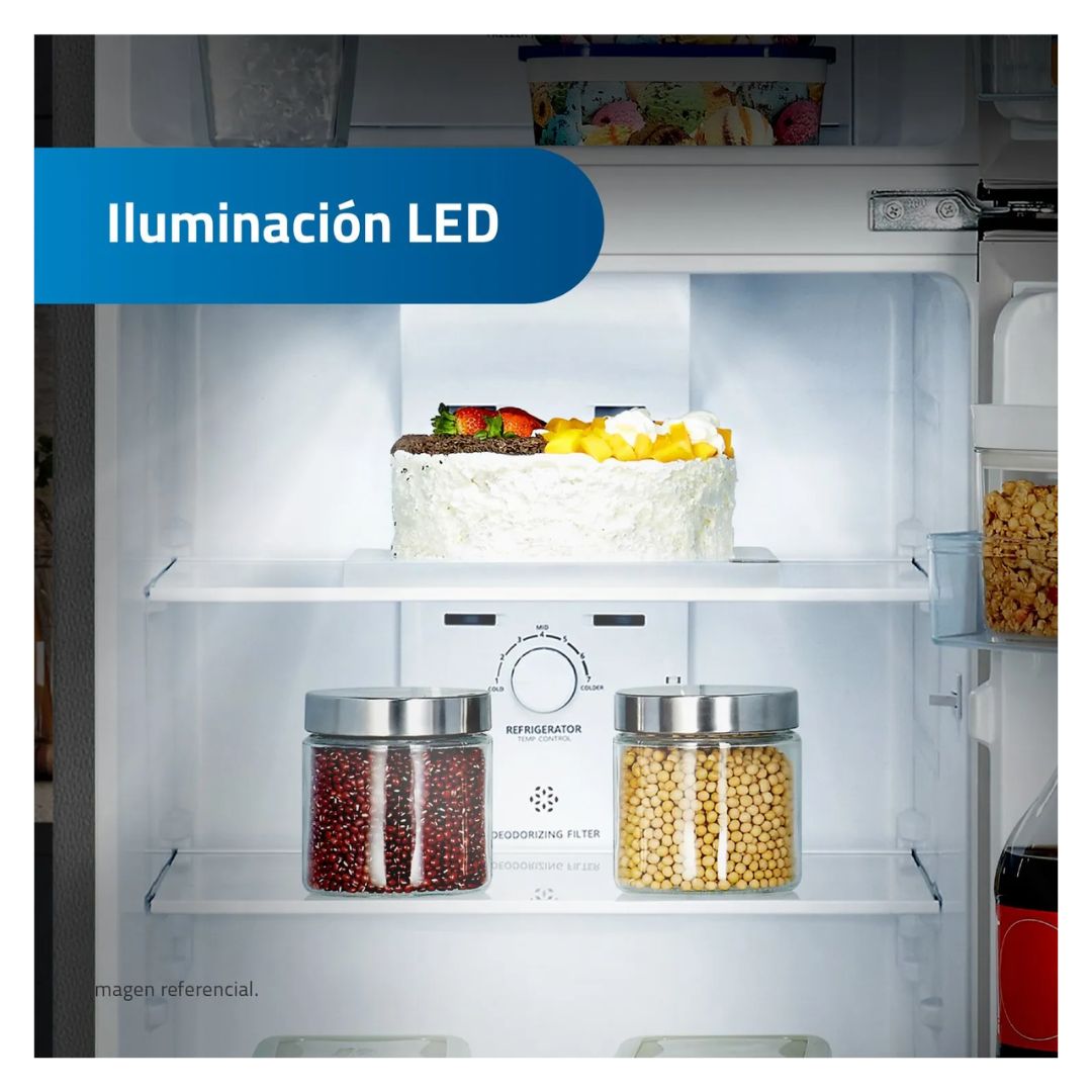 REFRIGERADORA INDURAMA 246 L TOP FREEZER NEGRO - RI-389DNI - 7