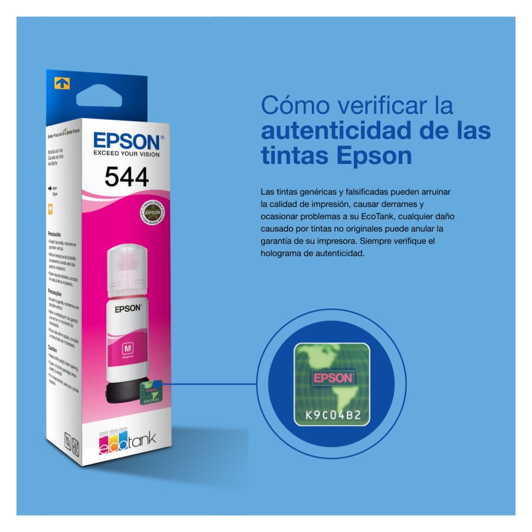 PACK TINTAS EPSON T544 - 4
