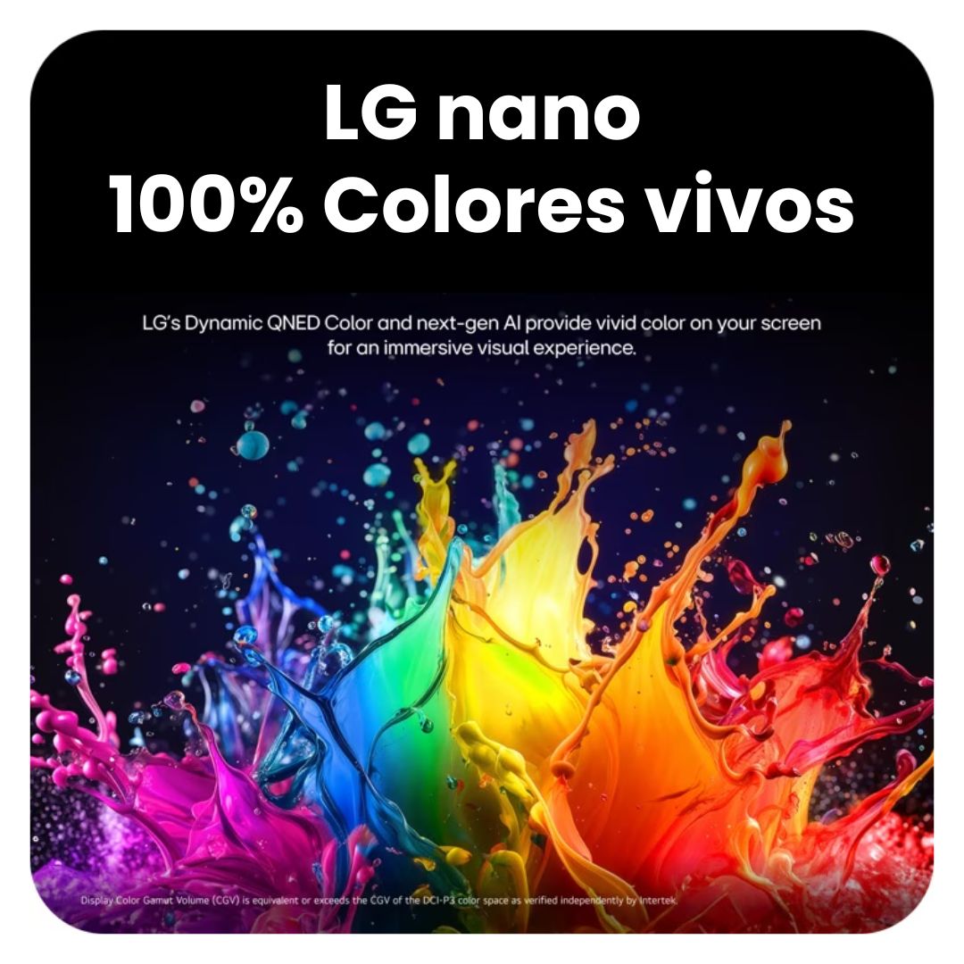 TELEVISOR LG 50 QNED MINILED SMART TV THINQ AI WEBOS HUB 4K UHD 2026 - 50QNED70BSA + RACK FIJO - 5