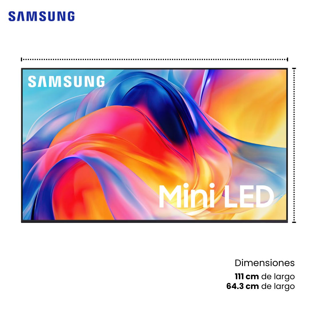 TELEVISOR SAMSUNG 50 MINI LED SMART TV TIZEN OS VISION AI 4K UHD - UN50M70HAGXPE - 6
