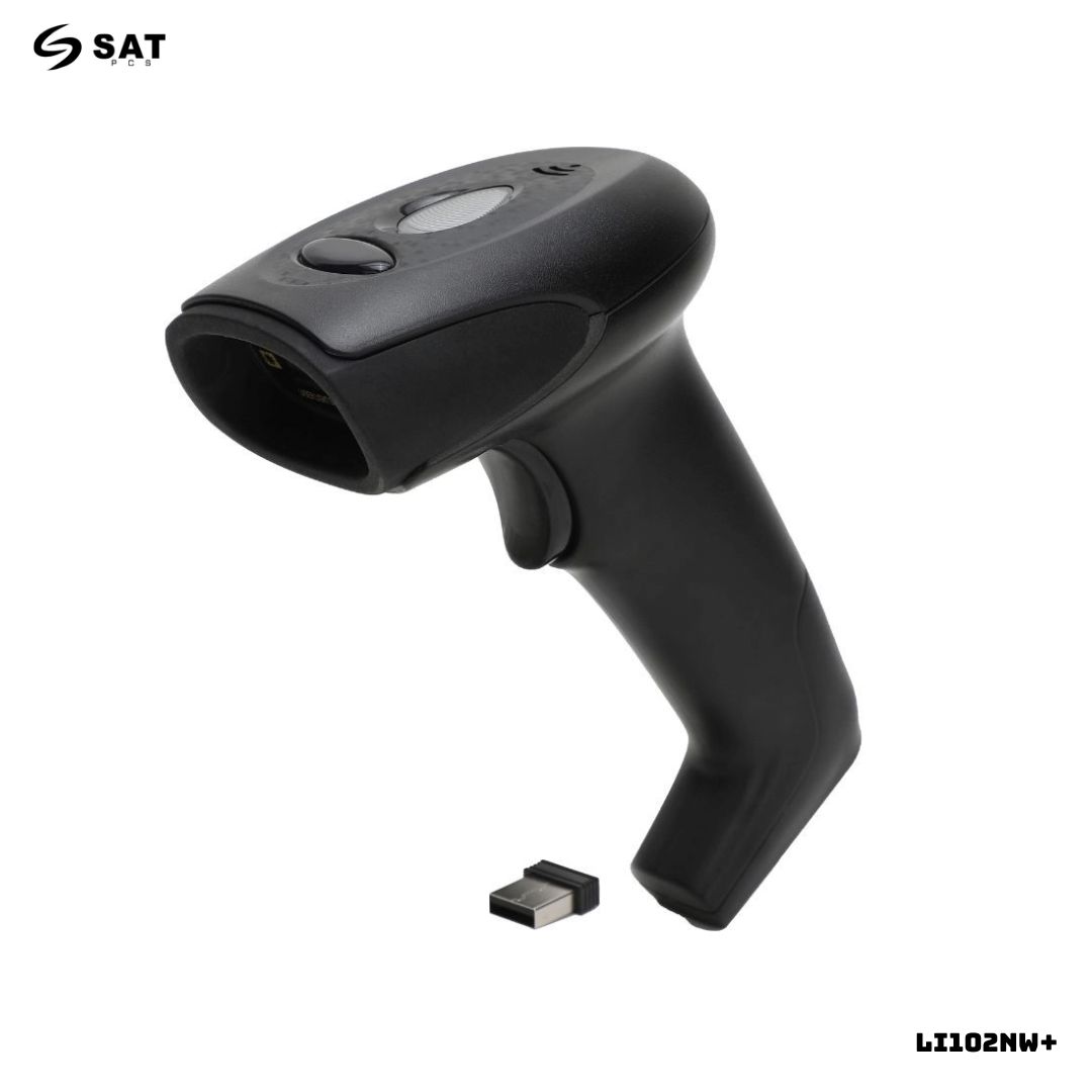LECTOR DE CODIGO DE BARRA SAT SCANNER 1D INALAMBRICO SAT - LI102NW+ - 1