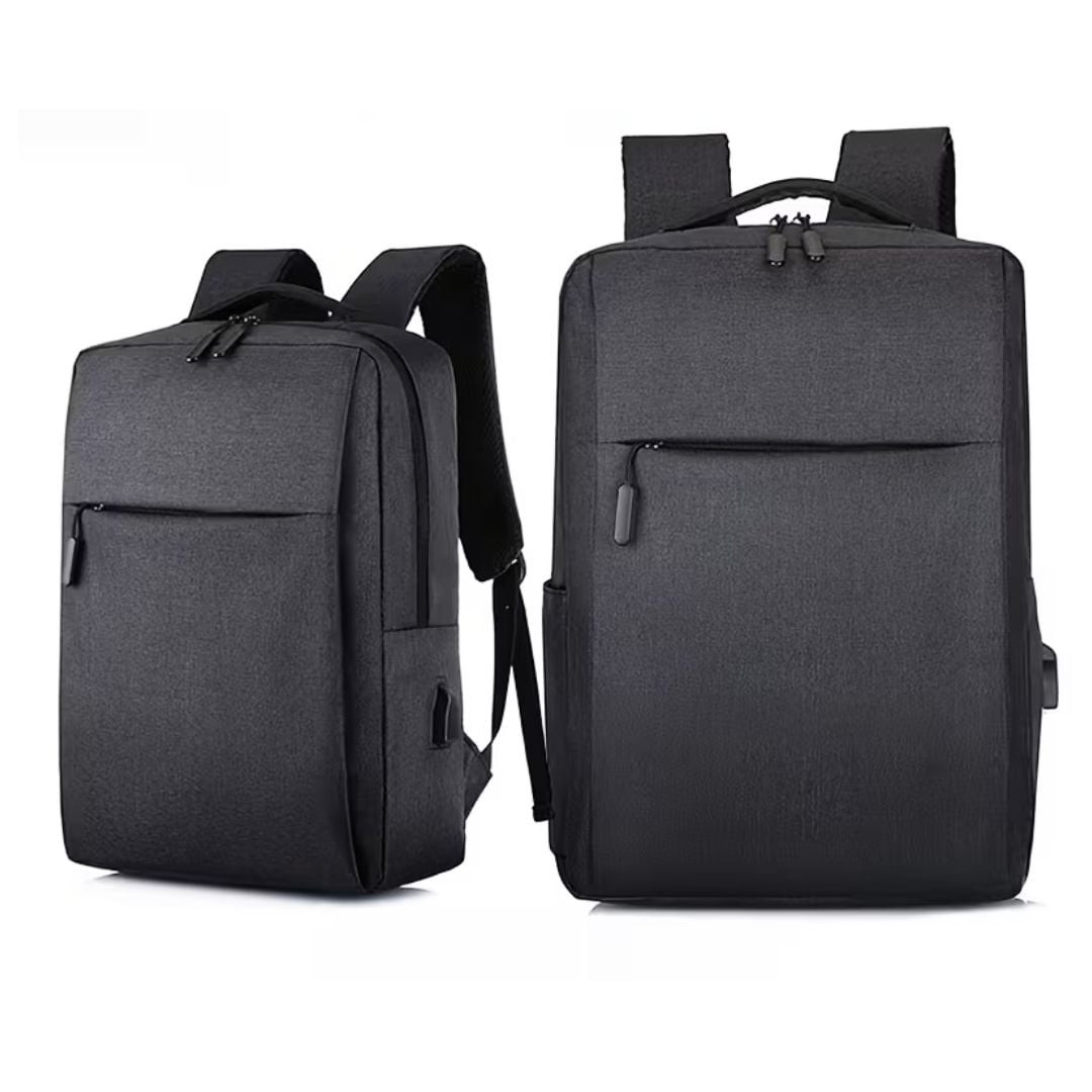 MOCHILA PORTA LAPTOP MINIMALISTA - NEGRO - 2
