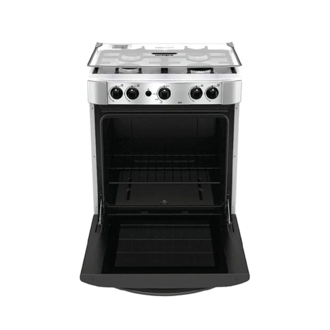 COCINA DE PIE MABE A GAS 4 HORNILLAS ACERO INOX - CMP6010FG0 - 2
