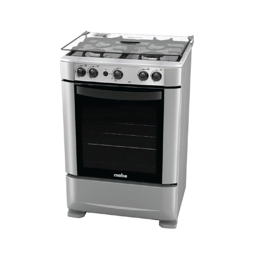 COCINA DE PIE MABE A GAS 4 HORNILLAS ACERO INOX - CMP6010FG0 - 3