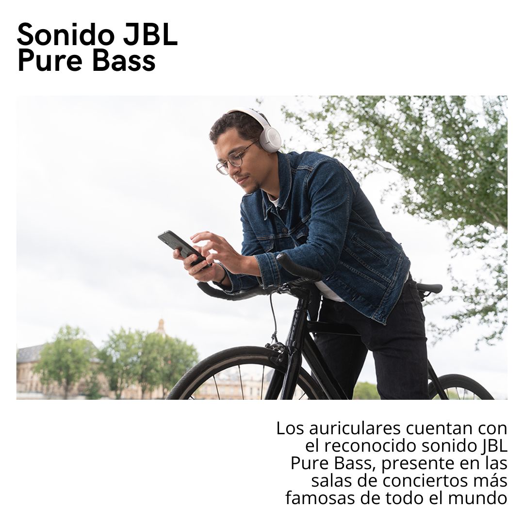 AUDIFONOS BLUETOOTH JBL TUNE 530BT PURE BASS WIRELESS - NEGRO - 7