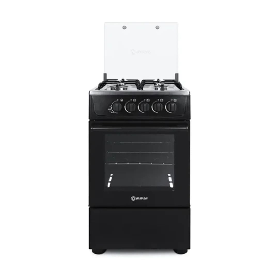 COCINA DE PIE MIRAY A GAS 4 HORNILLAS NEGRO - ANIS PLUS GLP - 2
