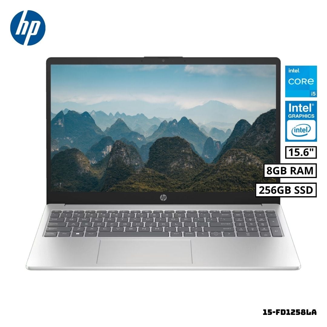 LAPTOP HP 15-FD1258LA 15.6 FHD INTEL CORE I5-120U 8GB RAM 256GB SSD - 1