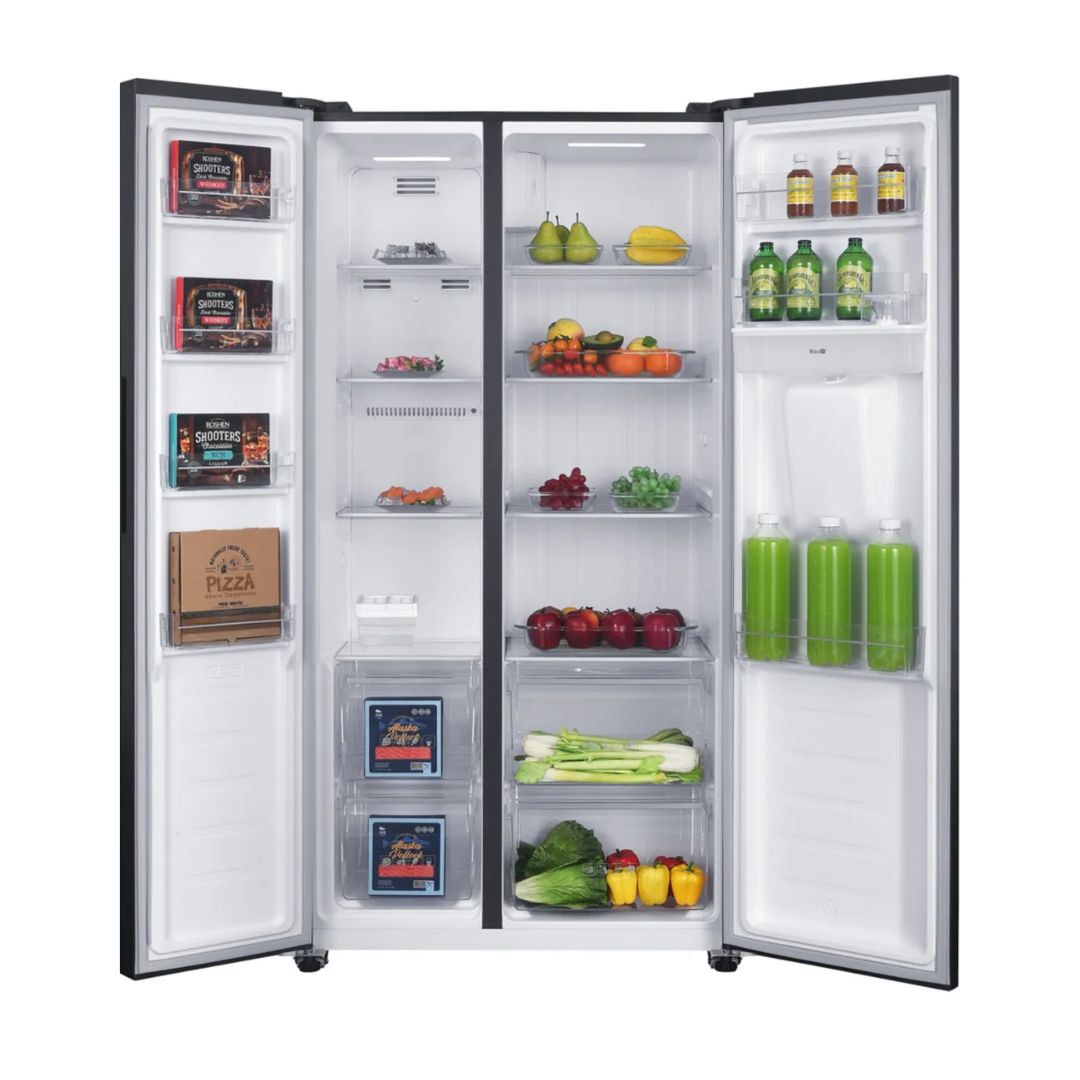 REFRIGERADORA MABE 436 L SIDE BY SIDE NEGRO - MSD480LMRPS - 3