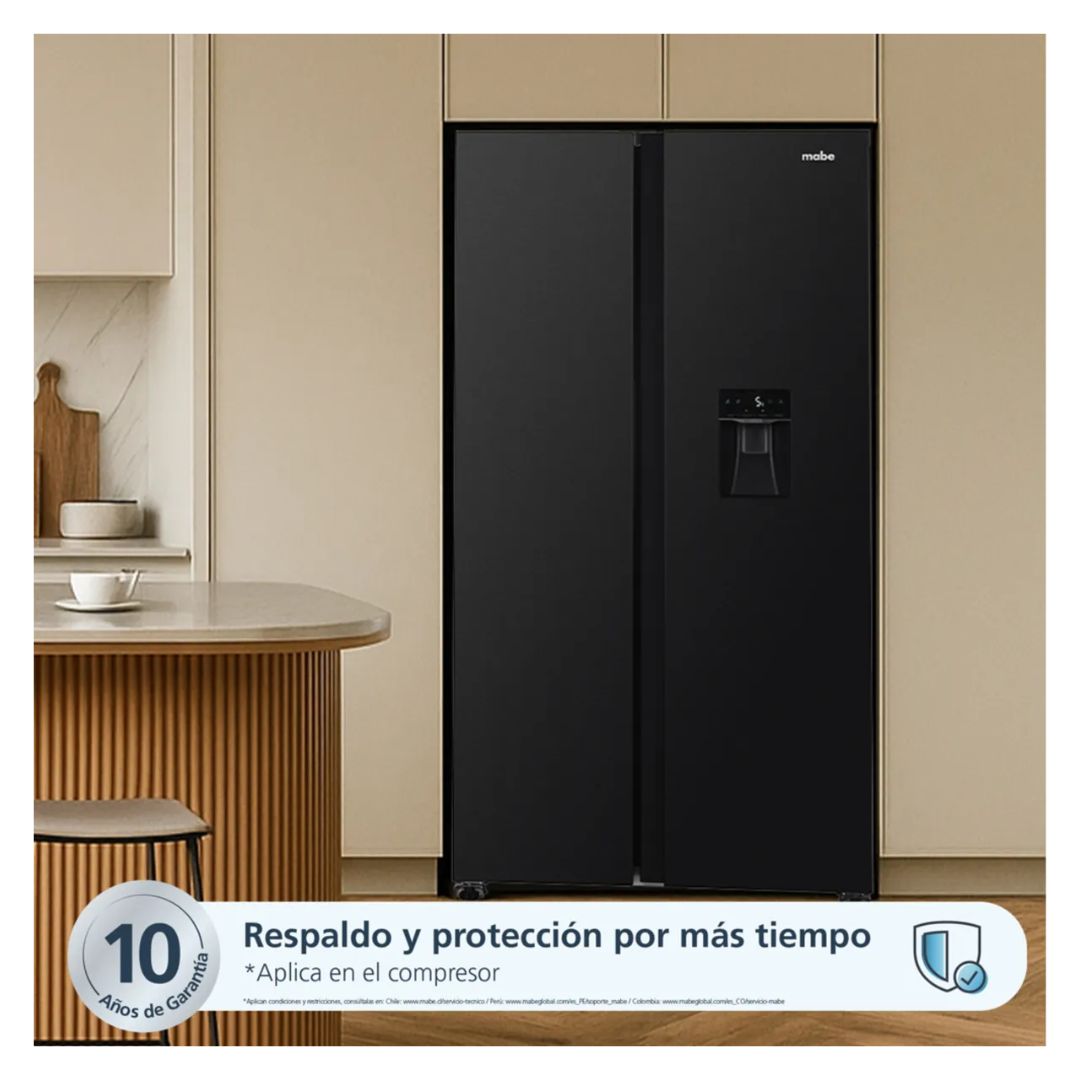 REFRIGERADORA MABE 436 L SIDE BY SIDE NEGRO - MSD480LMRPS - 7