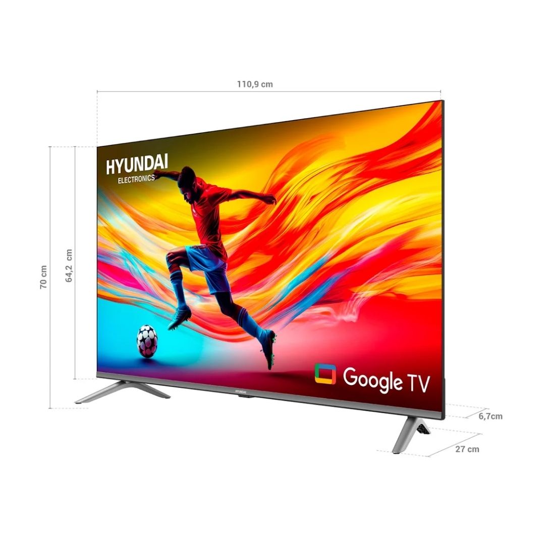 TELEVISOR HYUNDAI 50 QLED SMART TV GOOGLE TV FHD - HYLED5027QFG - 3