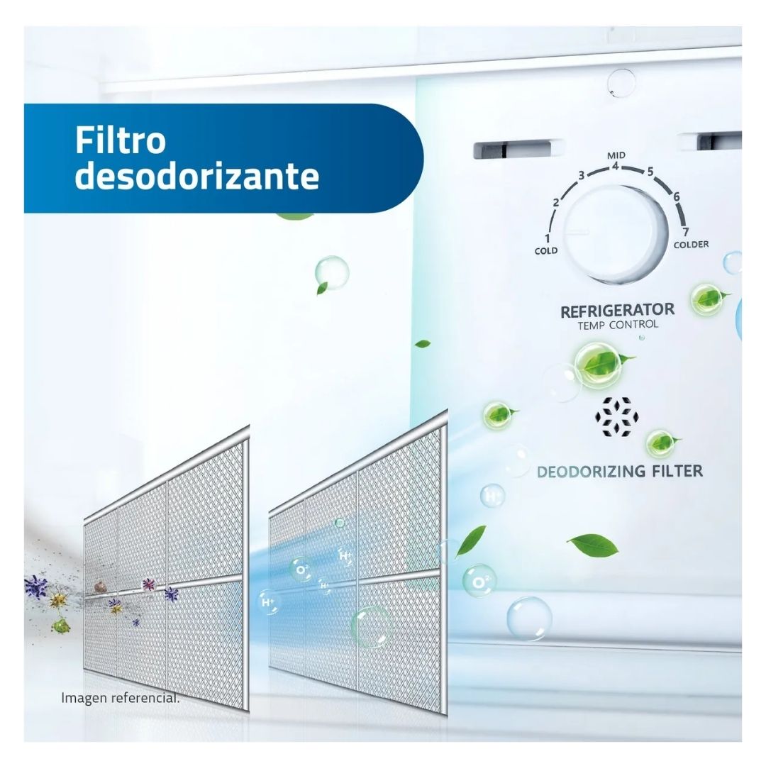 REFRIGERADORA INDURAMA 324 L TOP FREEZER PLATEADO - RI-439I - 6