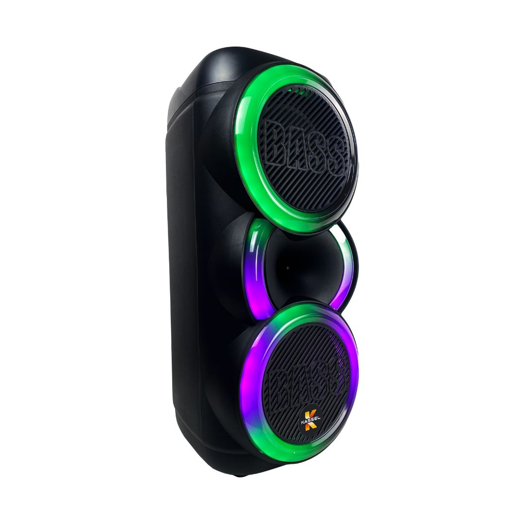 PARLANTE KASSEL CON BATERIA 60W RMS 1 MICROFONO - K2812 - 3