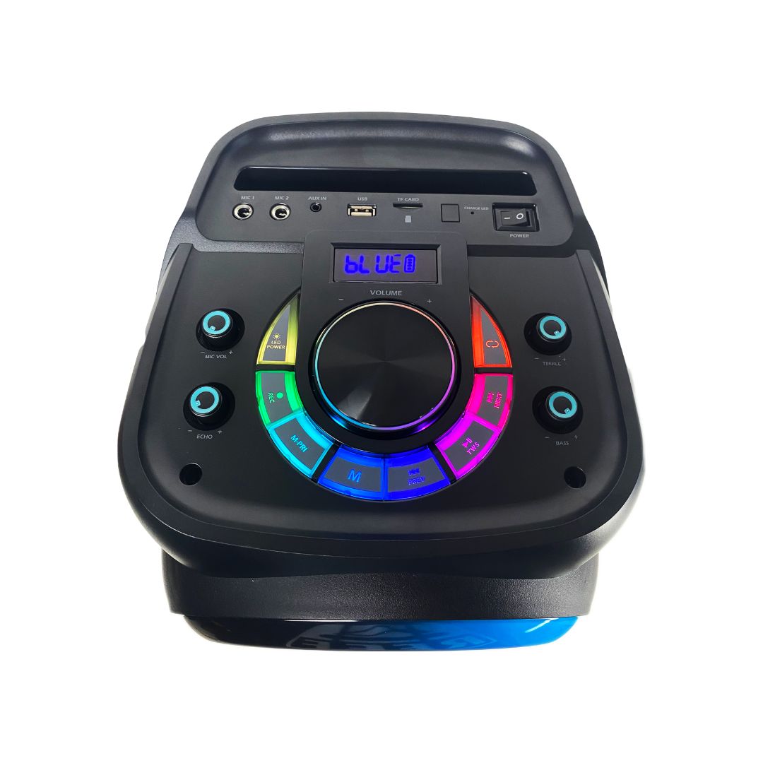 PARLANTE KASSEL CON BATERIA 60W RMS 1 MICROFONO - K2812 - 4