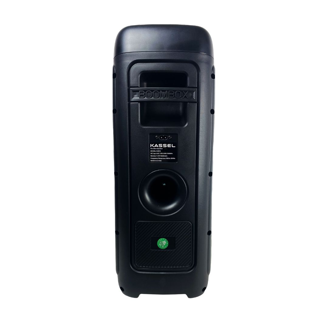PARLANTE KASSEL CON BATERIA 60W RMS 1 MICROFONO - K2812 - 5