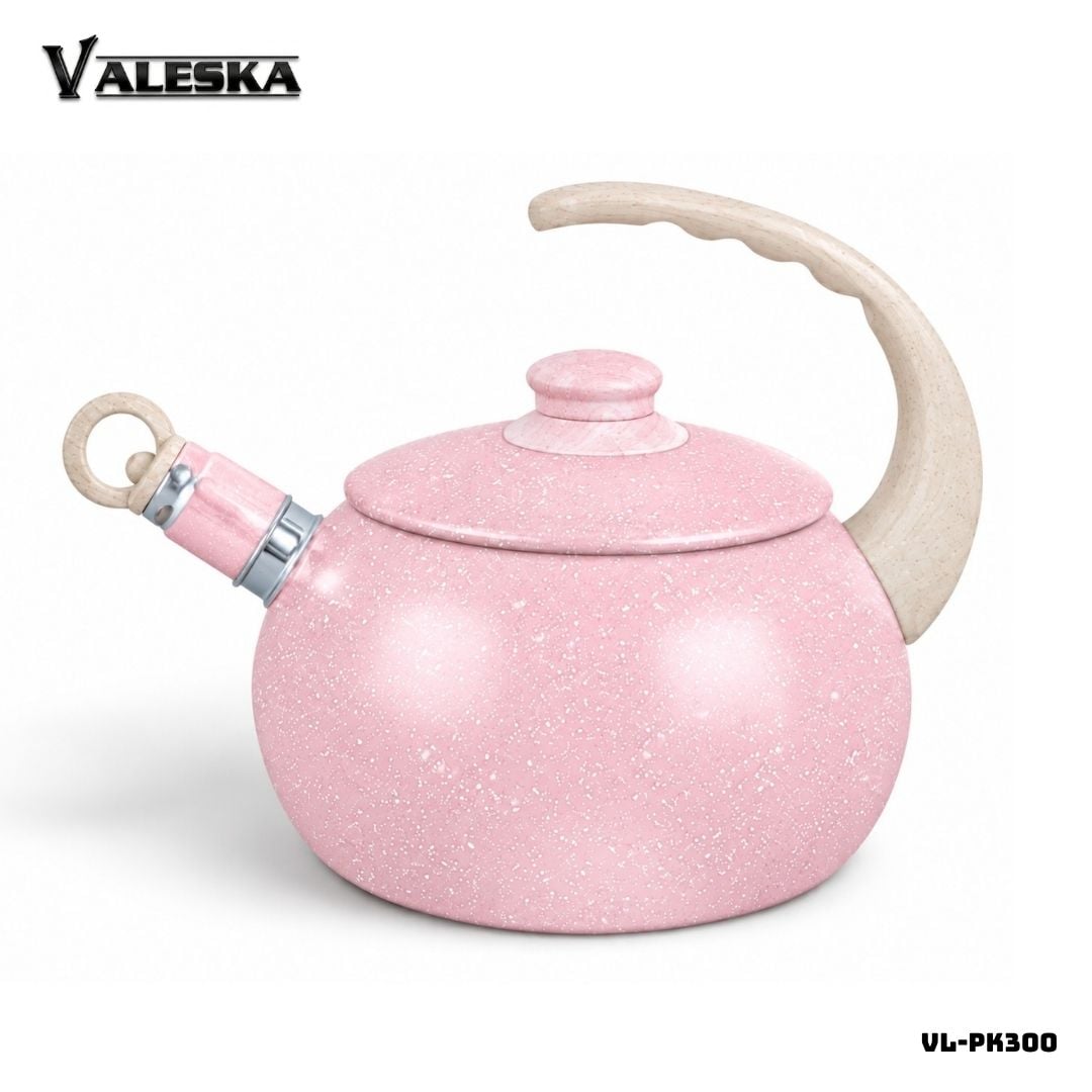 TETERA VALESKA VL-PK300 DE ACERO INOXIDABLE  - ROSADA - 1
