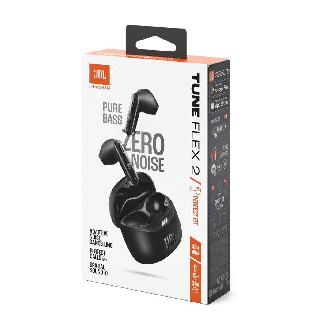 AUDIFONOS BLUETOOTH JBL  WIRELESS TUNE FLEX  2  - NEGRO - 7
