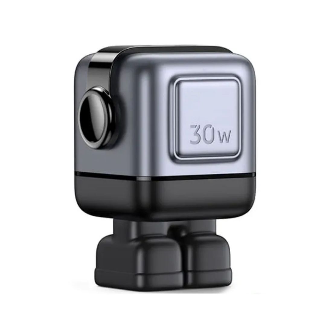 CARGADOR UGREEN ROBOT CON PANTALLA LED 30W CARGA RAPIDA - 3