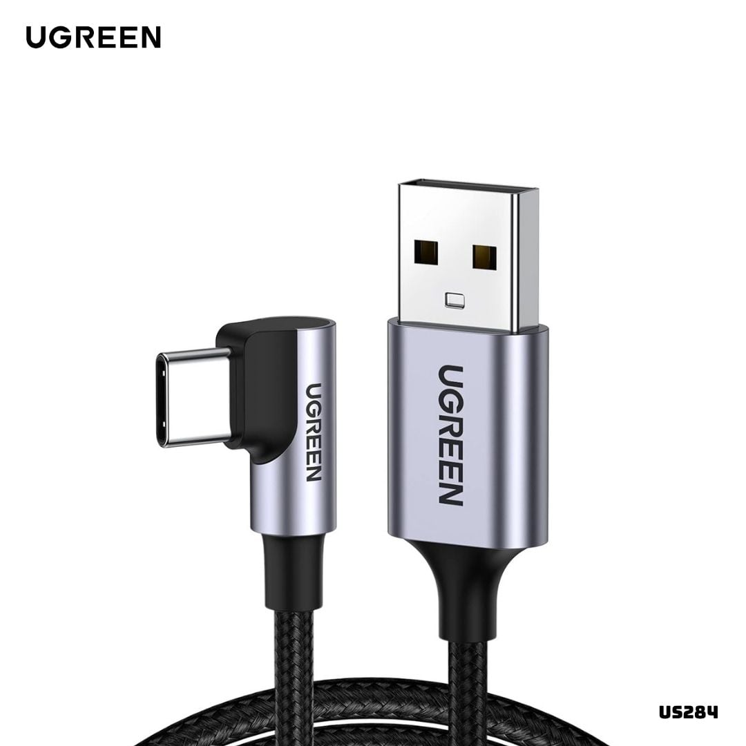 CABLE UGREEN ANGULO DE 90 18W CARGA RAPIDA 1 METRO - 1
