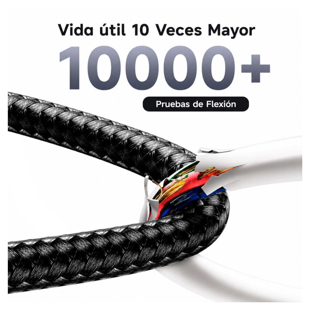 CABLE UGREEN 240W 1 METRO CON PANTALLA LED NEGRO - 5