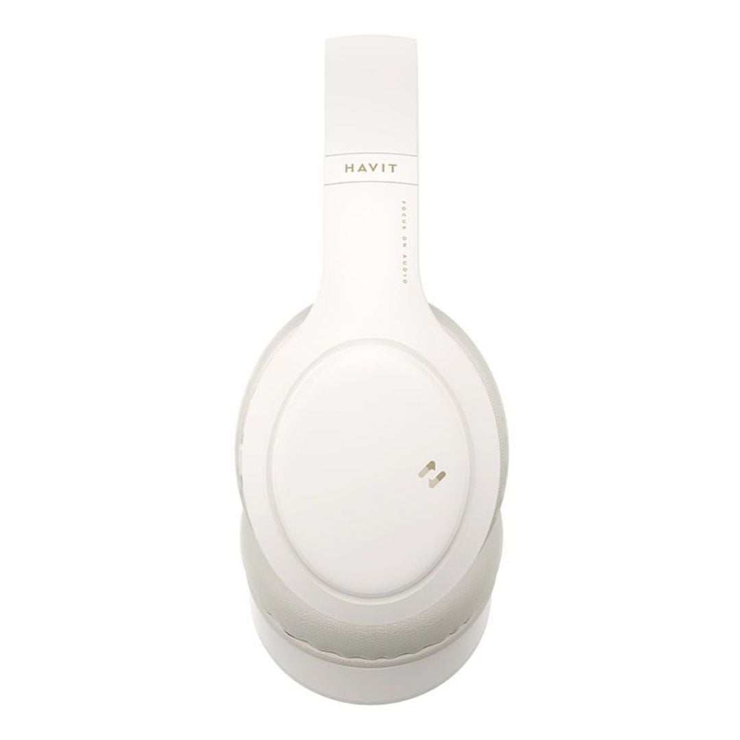 AUDIFONOS HAVIT  BLUETOOTH H633BT DISEÑO DOBLABLE - BEIGE - 5
